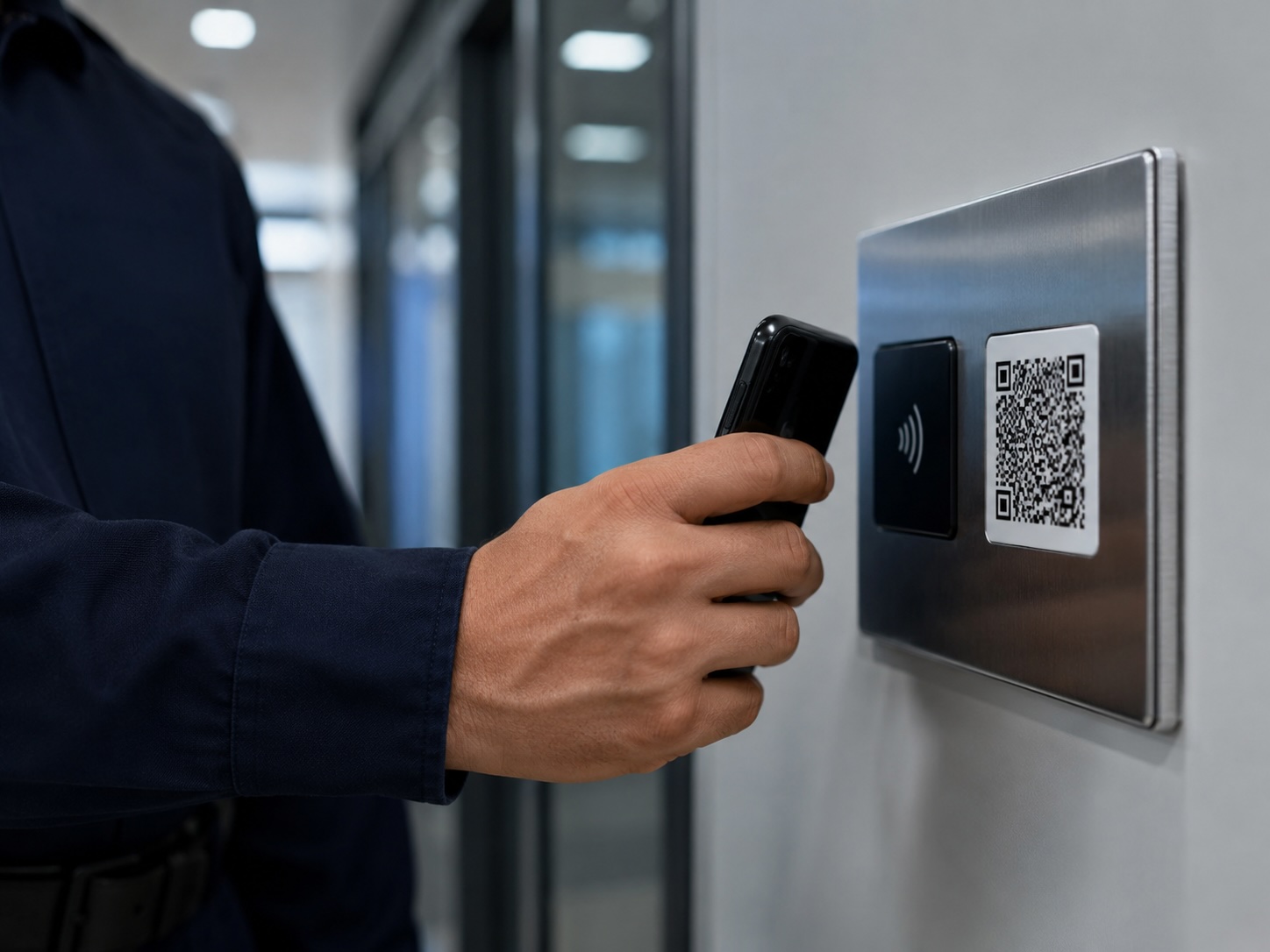 Güvenlik personeli devriye takibinde QR ve NFC kullanımı